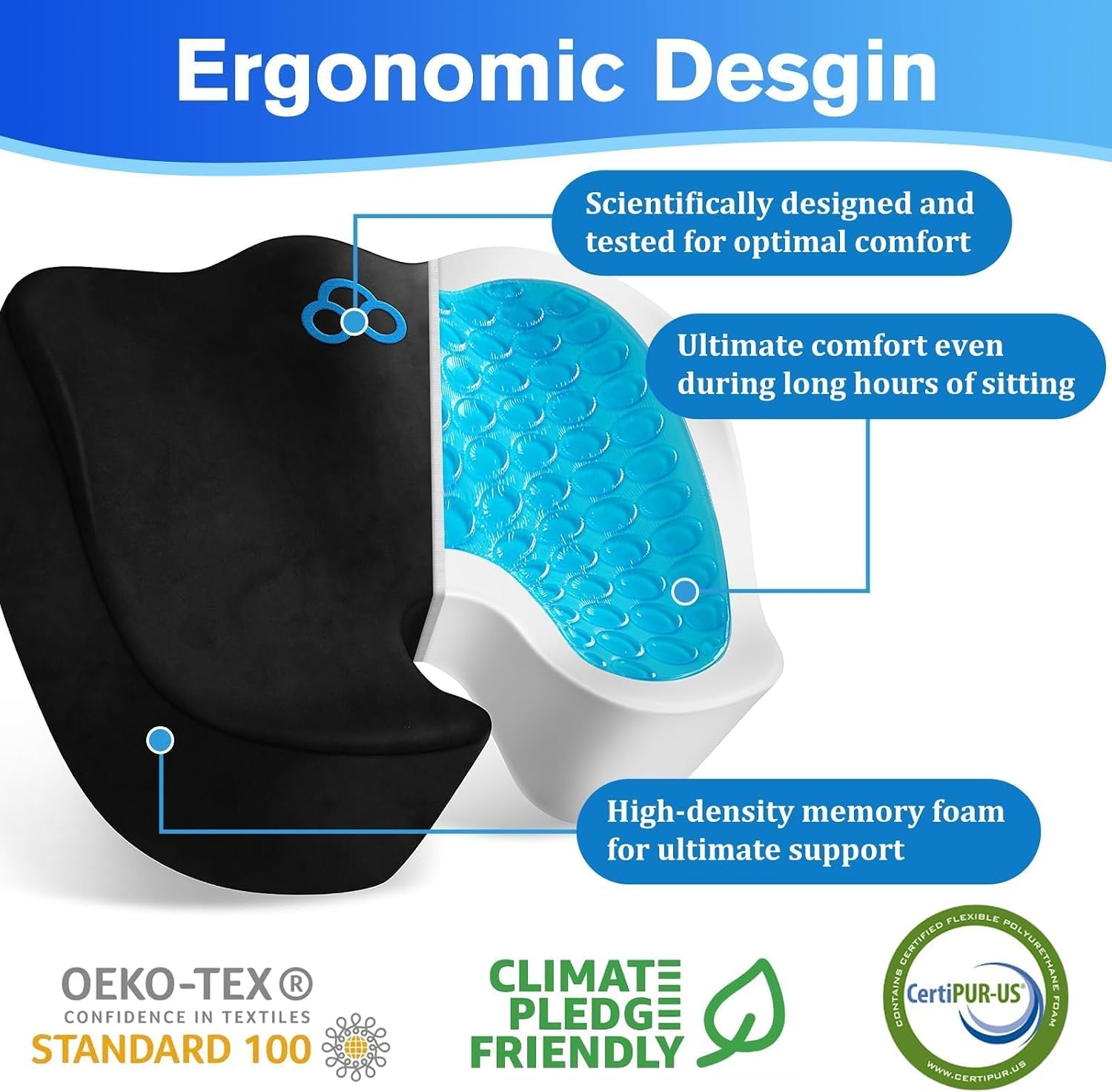 Gel Chair Cushion - gambar 3